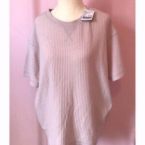Ladies Old Navy Waffle Weave Crew Neck Tshirt - NWT size XL